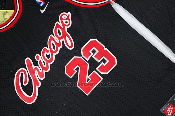 Maglia Chicago Bulls Michael Jordan #23 Retro 1984-85 Nero